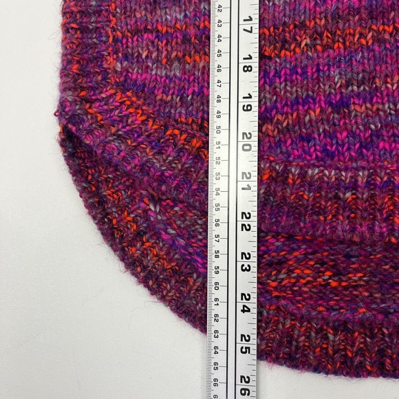 Madewell Purple Multicolored Zip Turtleneck Sweater‎ Wool Alpaca Blend - Picture 10 of 13